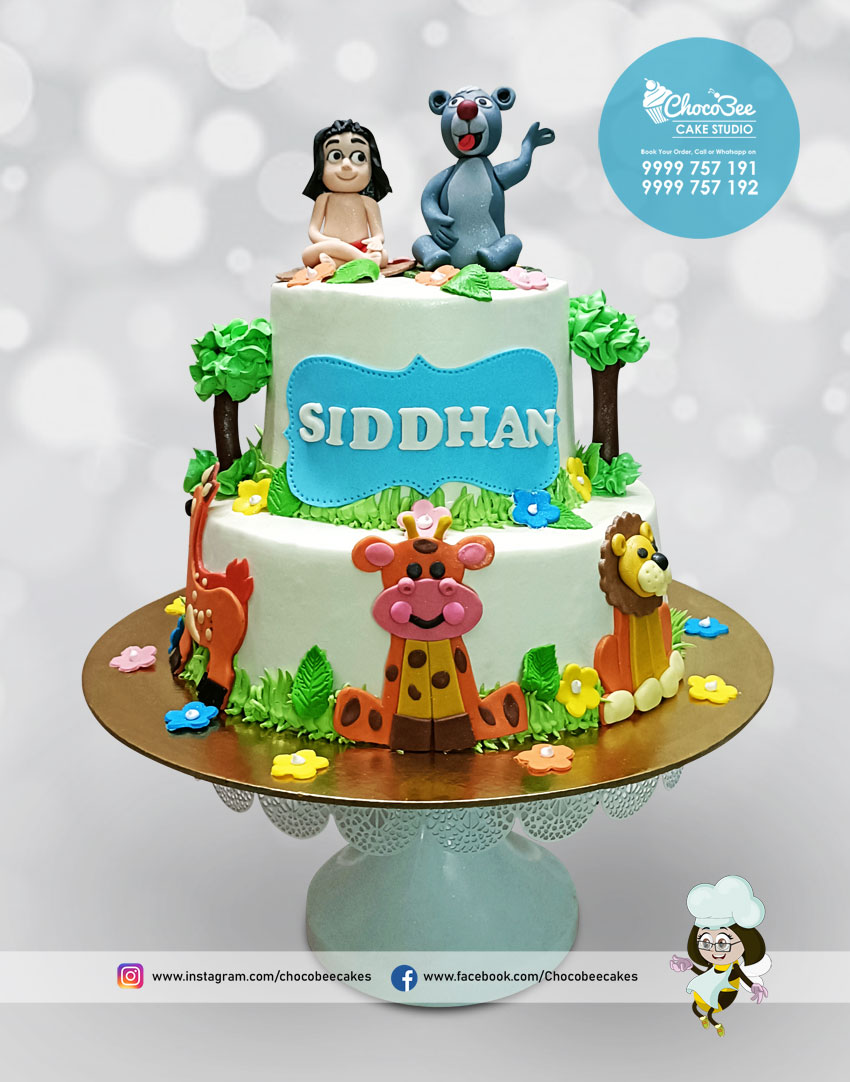 Jungle Book cake - Decorated Cake by Sam & Nel's Taarten - CakesDecor